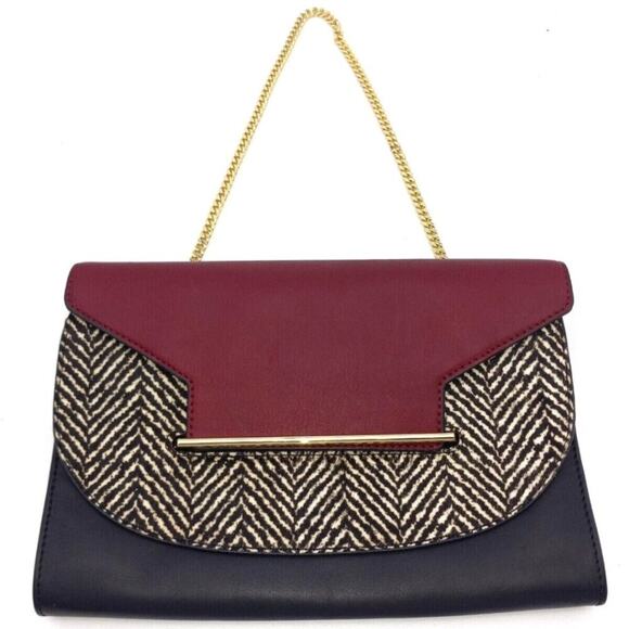 Vince Camuto Handbags - Vince Camuto Leather Handbag With Animal Hair.
